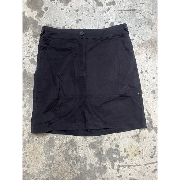 EUC Wildfang Women‎ Small The Essential Work Straight Mini Skirt Black - Picture 1 of 6